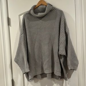 NWT | Torrid Gray Knit Sweater | Size 3/4